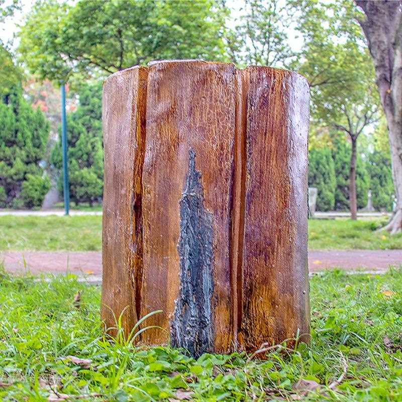 新款直销花园别墅木艺灯 户外园林景观亮化树桩灯 玻璃钢树桩灯