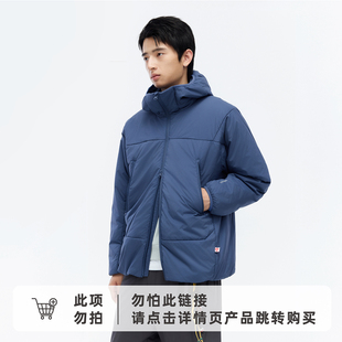 RESTICK 「星云」金标P棉轻量机能立体短款连帽保暖棉服外套男冬