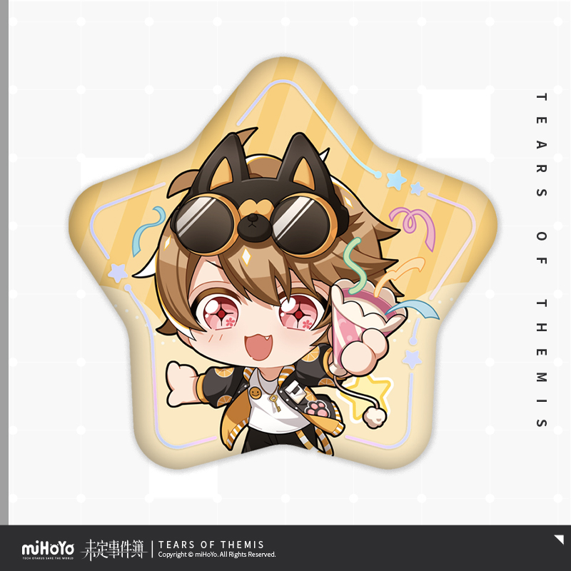 乐游邀约系列Q版异形徽章