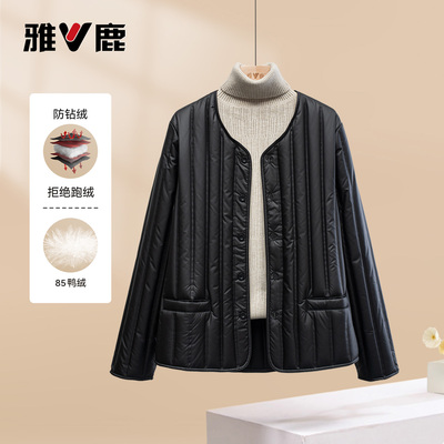 雅鹿男士轻薄羽绒服短款