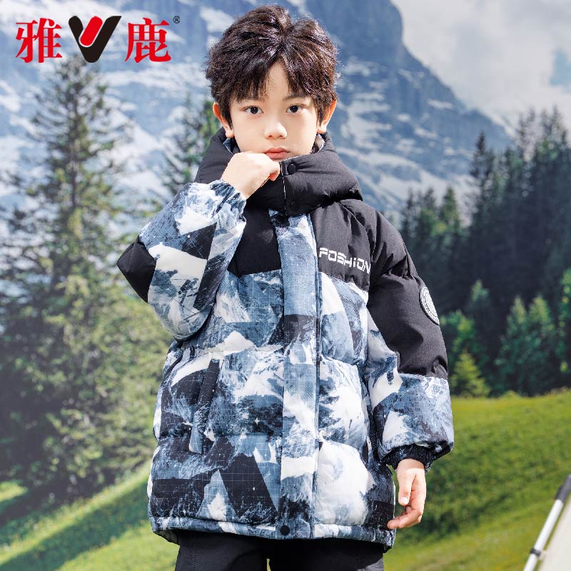 2024冬季儿童中长款羽绒服加厚外套冬装Y3J06Z05340