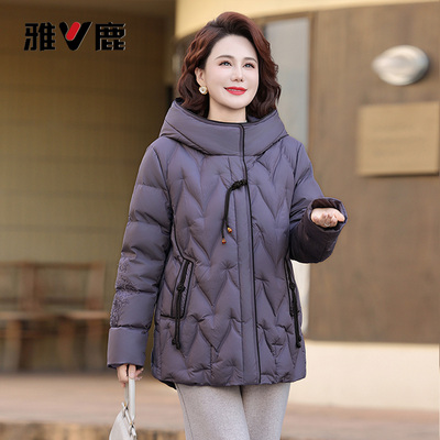 雅鹿2025秋冬新款休闲时尚羽绒服