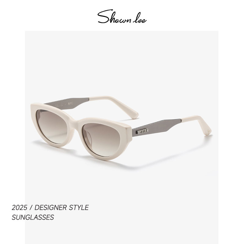 猫眼墨镜女高级感时尚板材太阳镜