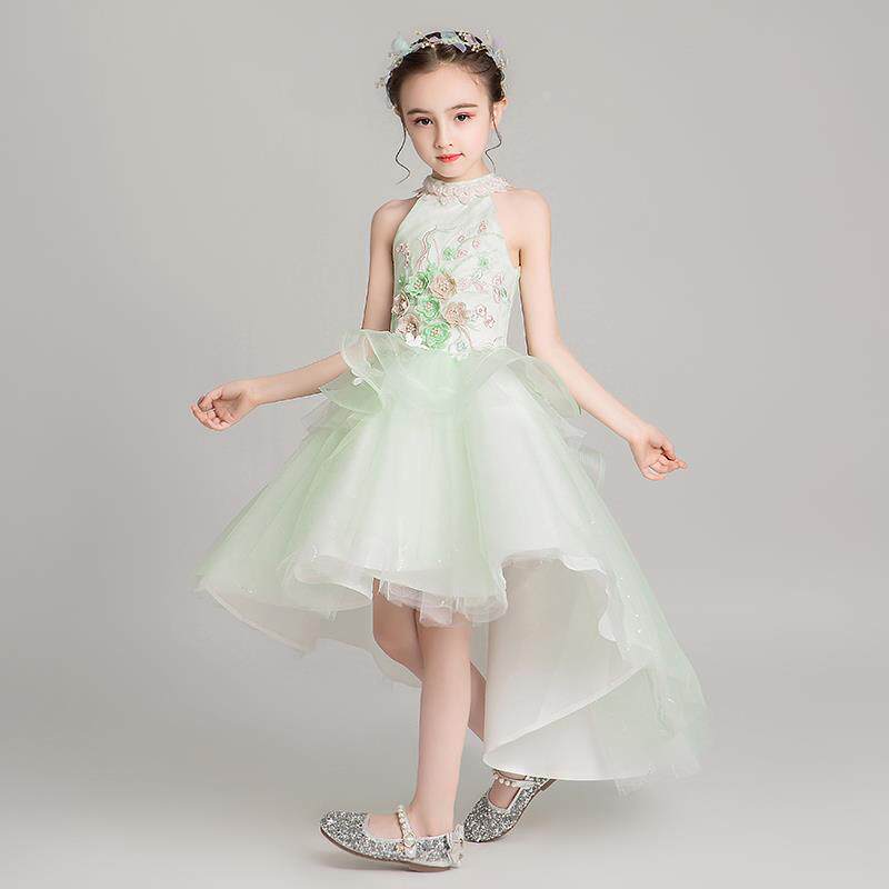 女童晚礼服儿童公主裙蓬蓬纱小孩畜牧/养殖器械