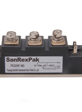 SanRexPak可控硅模块PD25F60 PD25F80 PD25F120 PD25F160
