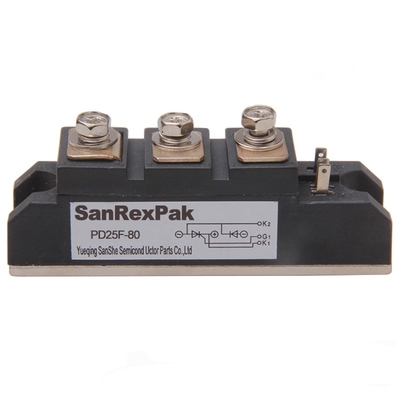 SanRexPak可控硅模块PD25F60 PD25F80 PD25F120 PD25F160