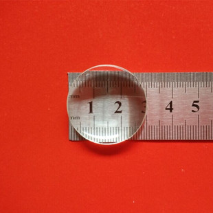 凸透镜片直径3cm焦距5cm 双凸放大镜 光学教学仪器