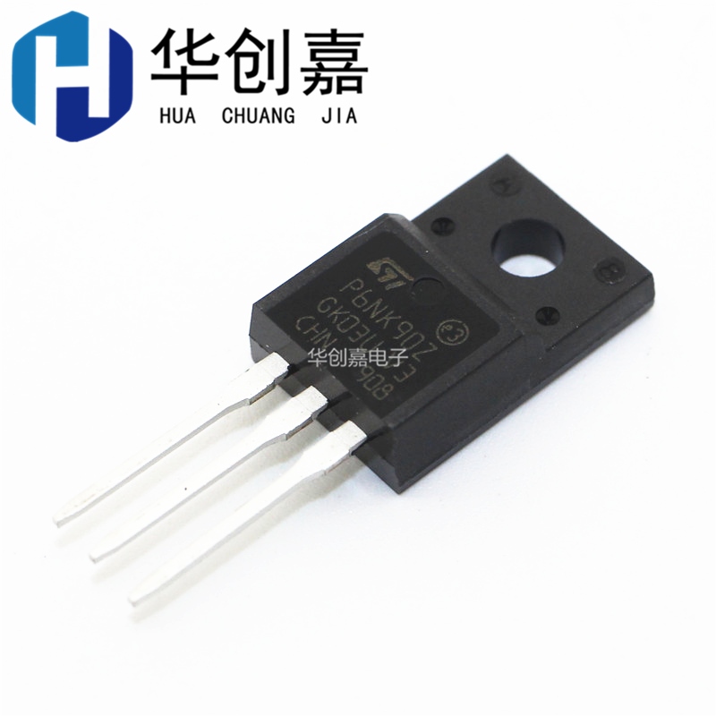 全新国产 STP6NK90ZFP P6NK90Z 直插TO-220F 6A/900V MOS场效应管