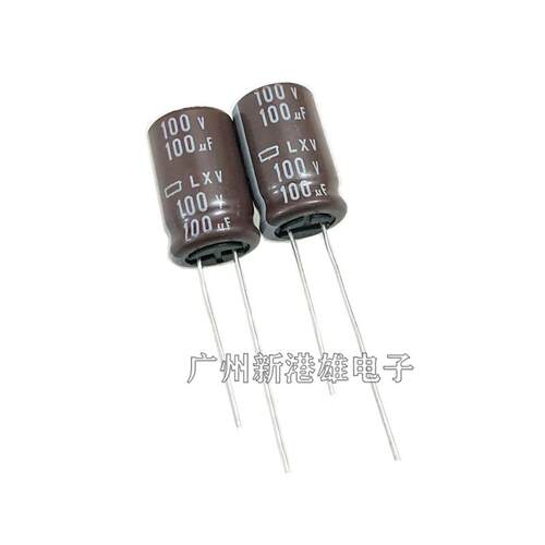 200个 日本 黑金刚化工铝电解电容100UF100V 13*21高频低阻100100