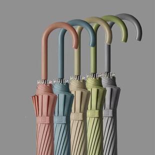 飞恋16骨长柄雨伞自动手动大号抗风双人暴雨结实耐用男女学生雨伞