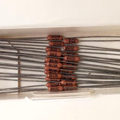 361K棕色1/4W 进口DALE发烧0.1%精度精密金属膜电阻 可代360K362K