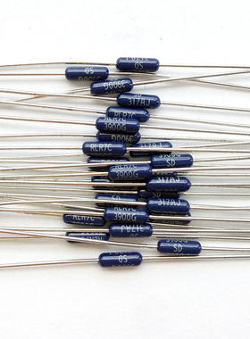 390R欧深蓝1/4W 进口DALE发烧2%精度精密金属膜电阻 可代392R388R