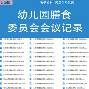 幼儿园膳食委员会工作会议记录范本幼儿园伙食委员会会议记录资料