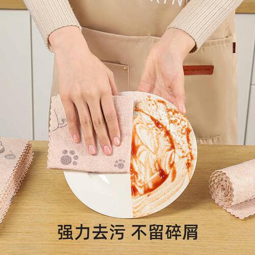 丝瓜抹布厨房专用洗碗布不沾油易清洗刷锅百洁布干湿两用擦碗毛巾
