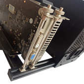 显卡外置支架diy显卡坞底座铝合金显卡延长线外置扩展支架