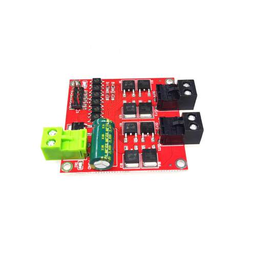 12V24V 12A双路直流电机驱动模块板器 H桥 秒L298N BTS7960大功率