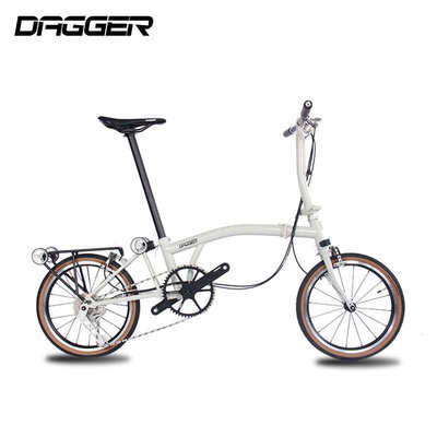 DAGGER国布小布折叠自行车7速碳纤维夹器推行349自行车CNC配件