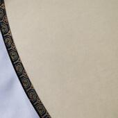 整套红木大包边宫扇工艺礼品扇空白双面真丝扇面装 饰台屏团扇