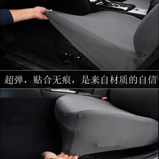 通用型五座套装弹力全包围汽车坐垫座椅套布艺透气防尘罩子四季好