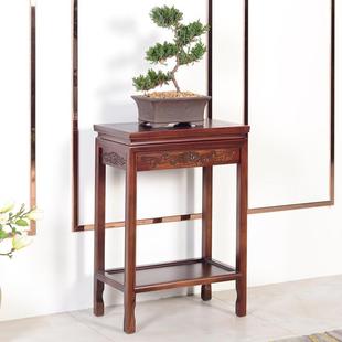 中式 底厅实木花架鱼客缸座盆景桌工艺品摆台奇BBG石架子展子台长