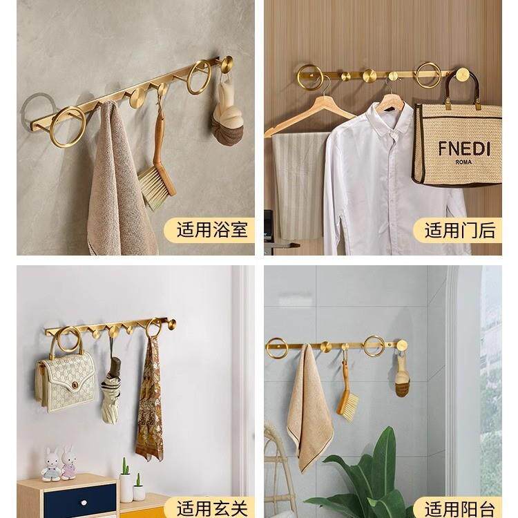 全铜QAWOGPKR挂仿古实衣钩进架门玄衣服挂钩挂衣壁挂心墙关上入户