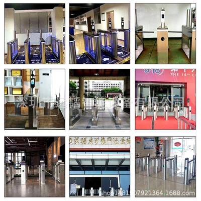 小区智能防夹闸人脸识别指纹管识别摆闸小区员通行理ANR系摆统人