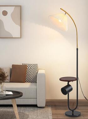 灯极简暖风落地灯NXF创意客厅多功能贝壳师计现代简约大气沙发设