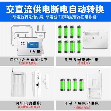 8012红外线遥控家红外应盗报警防器用店铺大感F75H86HT棚远距离防