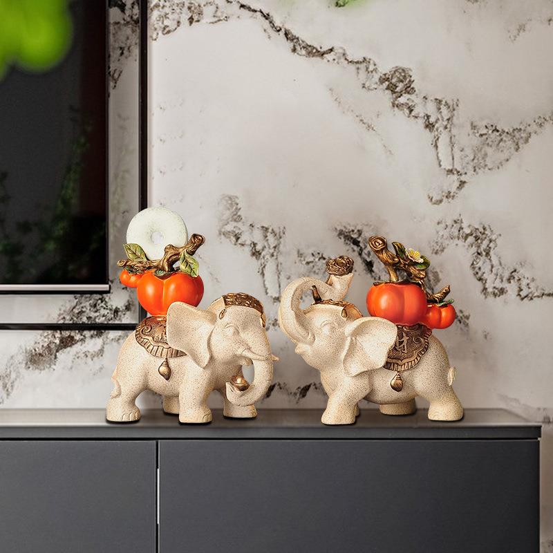 大对象一摆件创意居客厅玄关事事如家酒柜电视柜FDI装饰品轻意奢