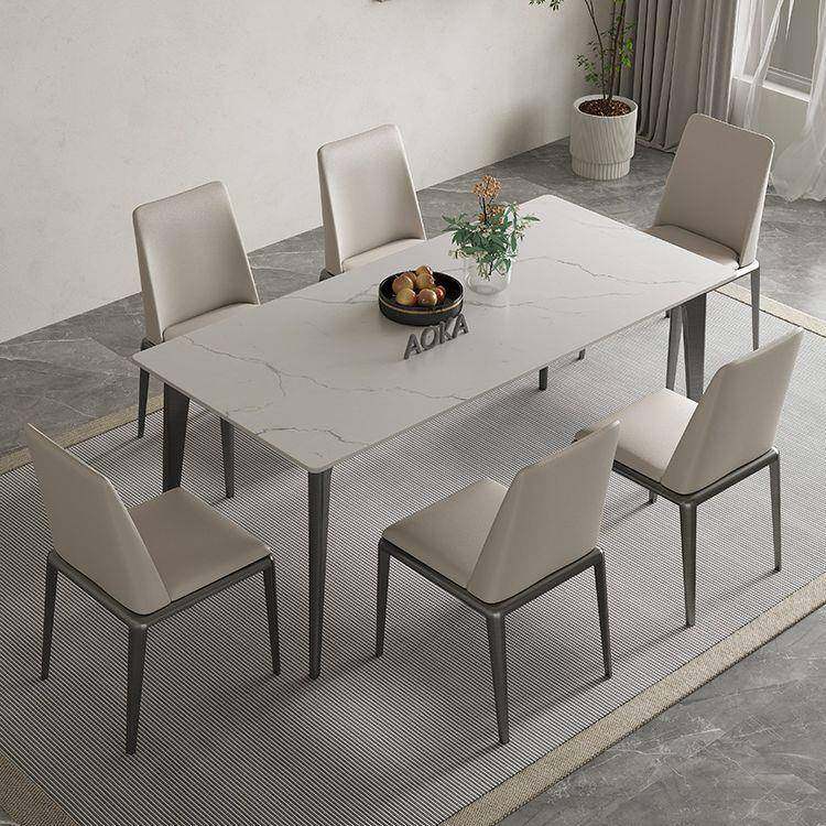 德利丰吃岩板餐桌椅组轻合不锈钢小户型家211用现代简约饭桌高子,商业/办公家具,餐桌椅系列,淘宝优惠券,粉丝福利购,淘宝优惠卷