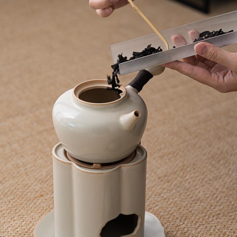 日式碳炉炉煮茶户围酒精灯小XOG火温炉家外用泡茶烧水炉风炉陶瓷