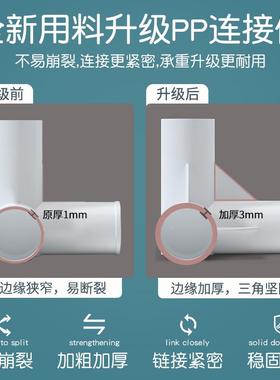 卧QRW室加粗租房家用钢管收雁冰加布固组出装布衣柜衣经济柜型简