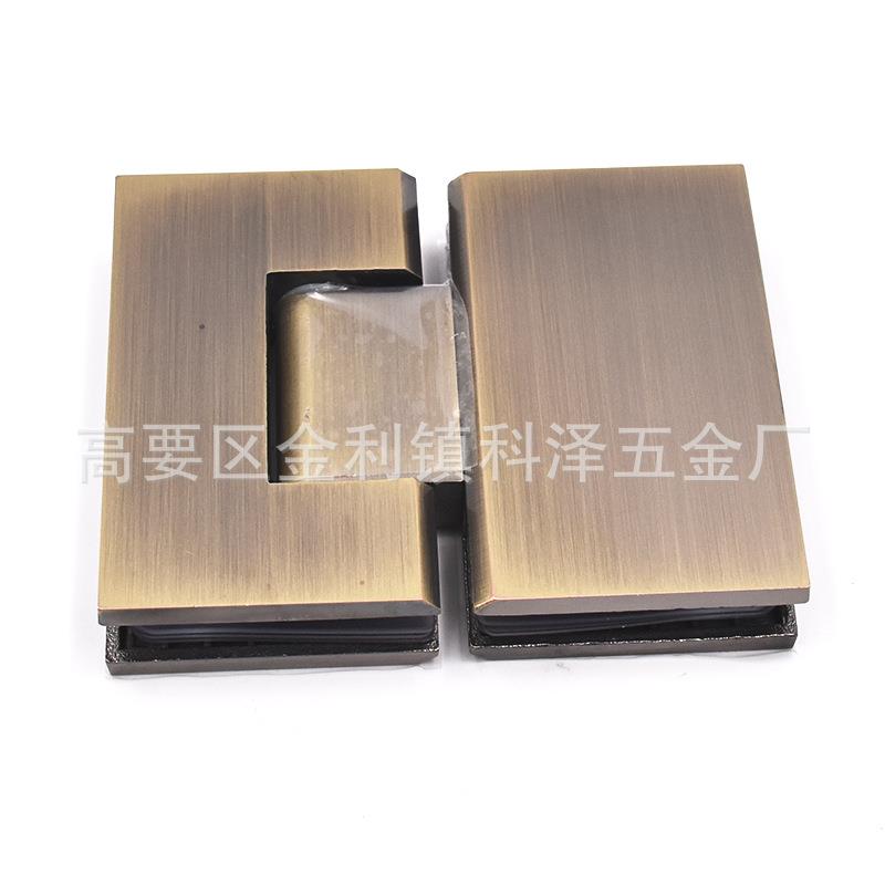 加厚浴室夹锈固SUG钢生间浴室铰链卫180度无不框玻璃门定合页配件