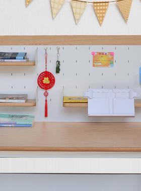 源便头工厂方木随木意可拆卸简约红橡桌上收纳MHJ置物架实洞洞板