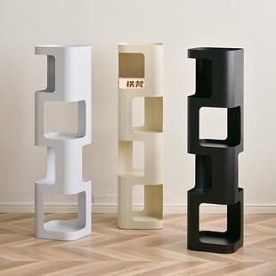 柜Y铁艺书PKO墙边小 书架钢制柜靠墙转角窄柜角落立客厅落地置物