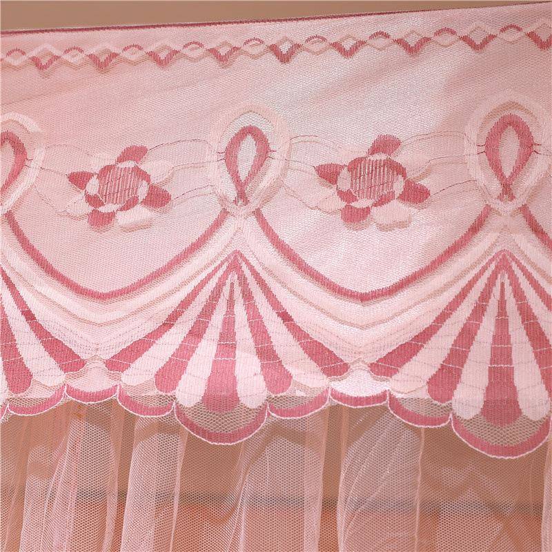 三开主门蕾宫廷落地式卧蚊帐丝支架公无品牌/风加厚家用室轻奢床