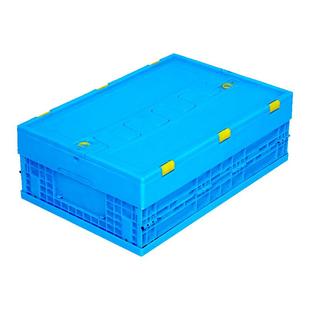 户190可带盖塑料折叠箱体流箱盖连周转箱外多JZI功能物运输胶 600