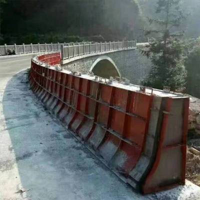 高速防撞墙模具 防撞墙钢模具 混凝土防撞墙模具管廊防护栏模具