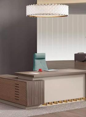 东办公米家具办公桌总裁桌大班台主管桌2.广/83.2EAA老总办公室桌