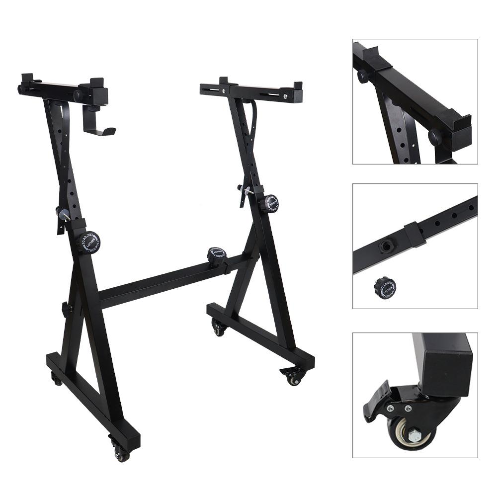 便携式Z型电子带琴架重型用8钢琴键盘支架轮子USC54键61键8键通可