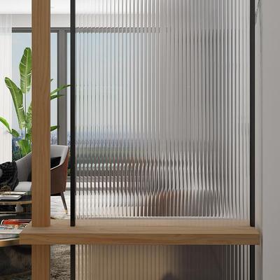 XBC极简屏风断轻钢化长红玻生璃入户玄奢关客厅卫间遮挡不锈钢隔