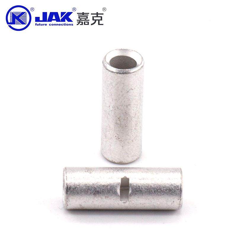 N系列紫铜直通柱对接裸CJG接头冷B缘端子压无绝护套中间平间端子