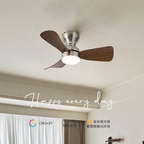 卧室风灯吸护顶扇灯眼静音书房餐厅884家用小古风扇吊灯中风新中