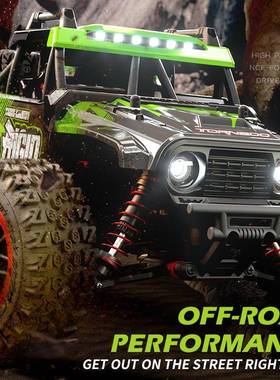 跨境JJRC新款仿FLH例真无刷四驱高速越车比油全门避震RC遥控车野