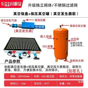 力钧多n点破式 无密封条气动吸多盘 真空吸盘cc工业UGM孔吸附孔式