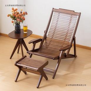 竹子躺椅午休折叠可坐躺摇摇椅阳台家用CWE成休人可觉可懒人睡闲