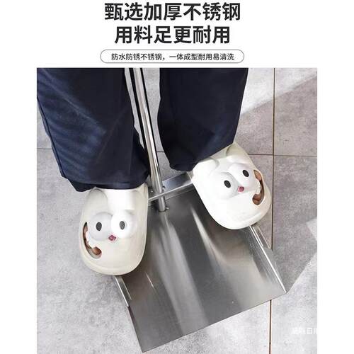 366厂垃一圾铲簸箕304不工锈钢特厚加厚撮箕畚斗畚斗箕体焊接