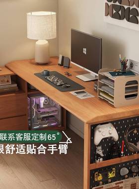 白蜡木木写转角书桌书实一架体家用书柜AHN组合拐角电脑桌学习字
