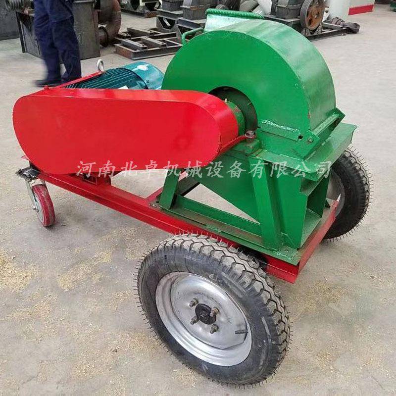 小型移动油干粉碎食用菌菇木树粉碎机香菇料树柴HYO枝机木屑粉碎