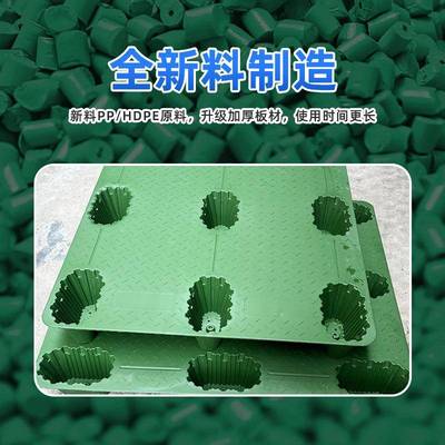 塑九脚托盘九pp材质料叉车卡板加厚仓RDC库防吹潮蓝色生鲜塑孔方